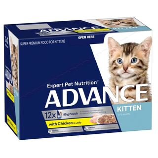 Advance Kitten - Chicken in Jelly Pouches - Wet Food 12 x 85gm