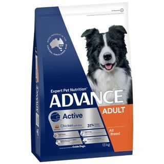 Advance Dog Active Adult All Breed Chicken with Rice - Dry Food 13kg