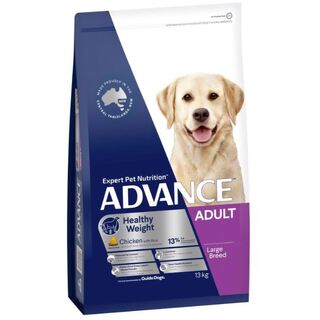 Advance Dog Healthy Weight Adult Large Breed Chicken with Rice - Dry Food 17kg