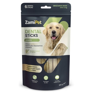 Zamipet Dental Sticks -  Joints - Medium/Large Dogs -6's (200gm)