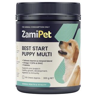 Zamipet Puppy Multi 300gm Chews 100's - Best Start